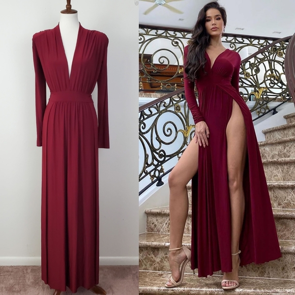 Fashion Nova Dresses & Skirts - Fashion Nova Burgundy Spree Dress